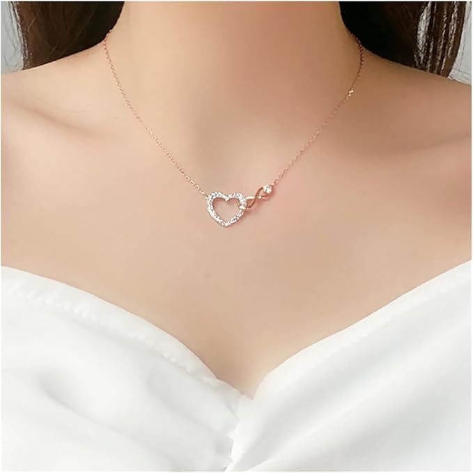 Collar Corazón Infinito