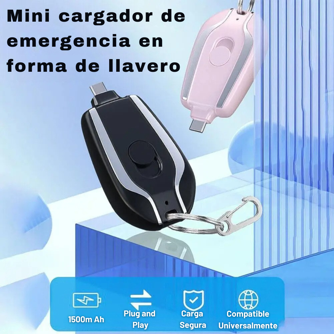 Mini cargador portátil llavero solo para ANDROID