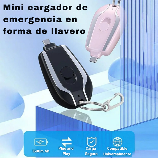 Mini cargador portátil llavero solo para ANDROID