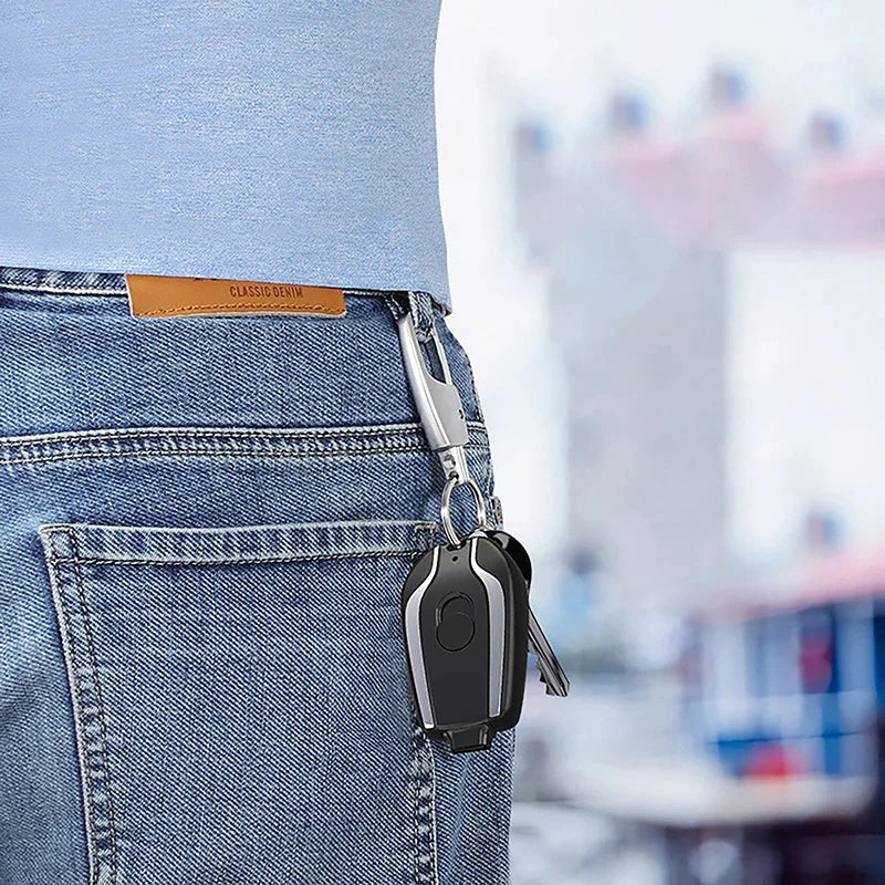 Mini cargador portátil llavero solo para ANDROID