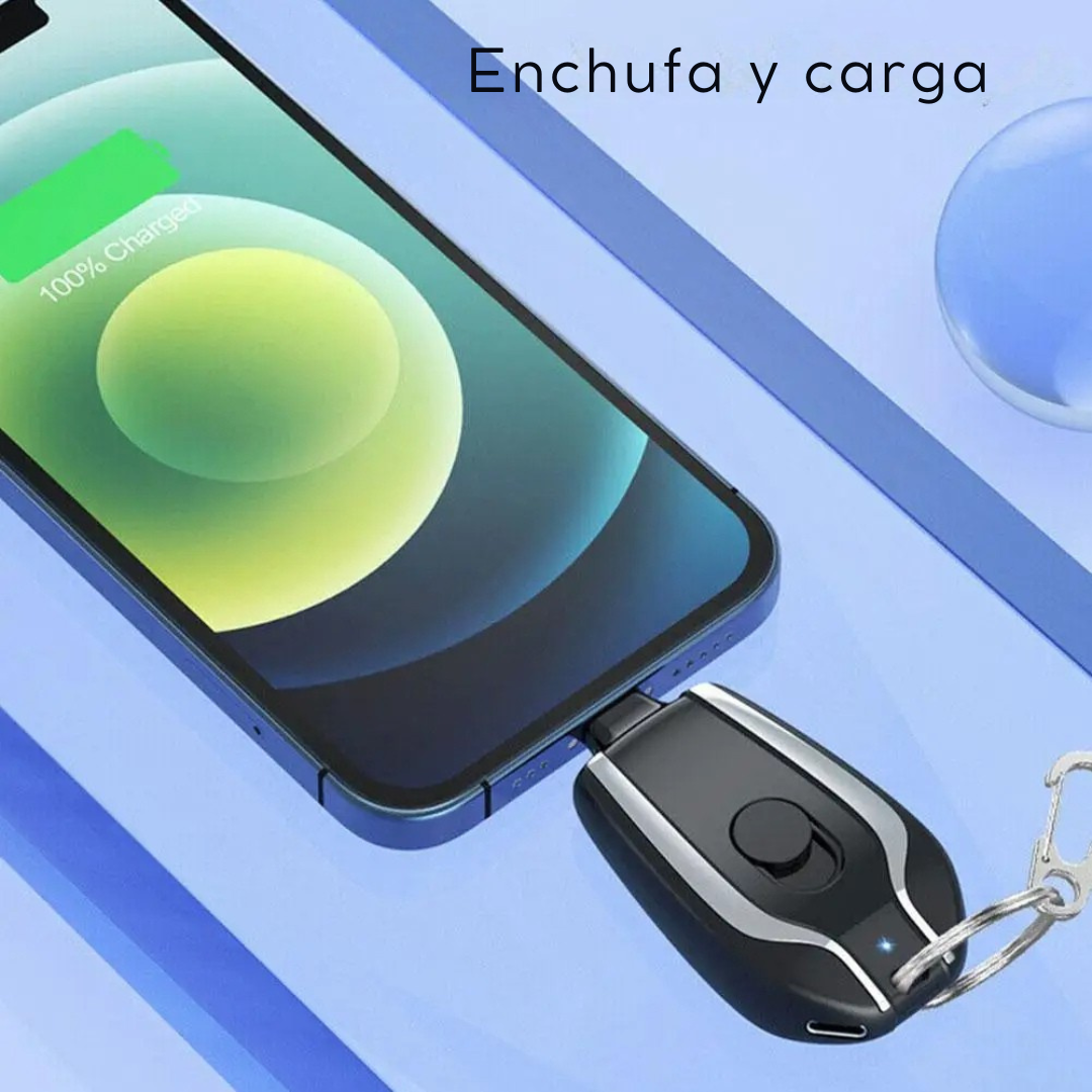 Mini cargador portátil llavero solo para ANDROID