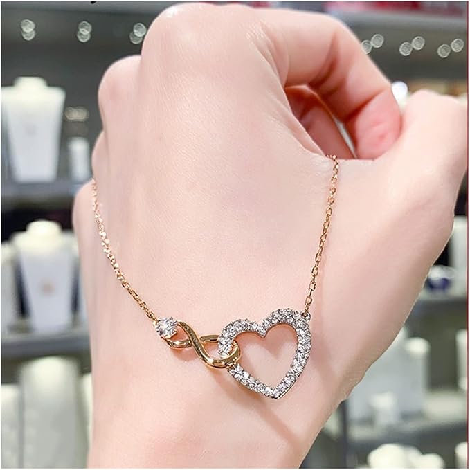 Collar Corazón Infinito