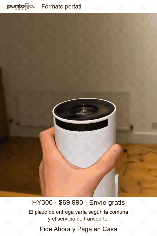 Proyector portátil HY300 · 720p