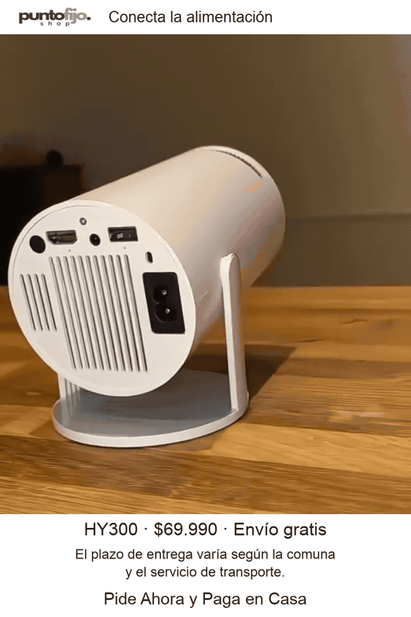Proyector portátil HY300 · 720p